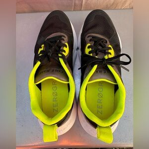 Cole Haan Zerogrand Sneakers Black and Neon Green Sz 8.5